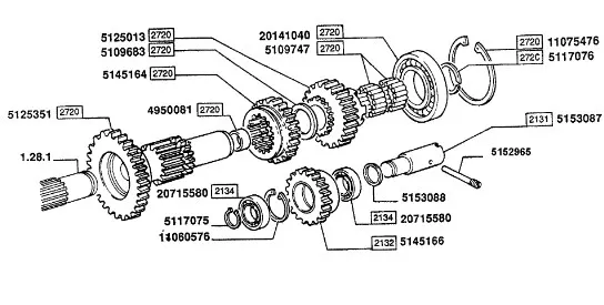 5145166 - Зубчатое колесо