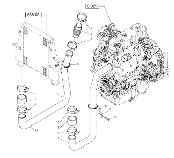 87408660 - патрубок