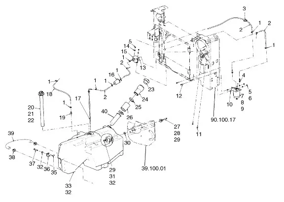 87755351 - Бак топливный