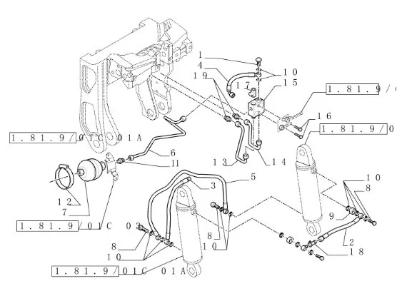 87683909 - банджо-болт